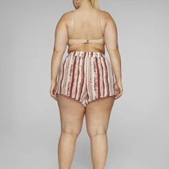 Fashion To Figure Vera Striped Shorts -Pleasures SHOP x 04da02b8 5b64 42c1 9814 69c678531a6a