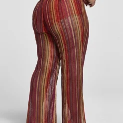 Fashion To Figure Keena Striped Wide Leg Pants