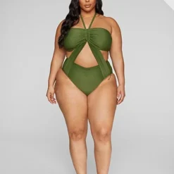 Fashion To Figure Martine Halter Style Monokini -Pleasures SHOP x 059104f7 6ccc 4225 9a27 650b05a62955