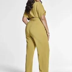 Fashion To Figure Evelina Tie Waist Jumpsuit - FTF LAB: Frankie Tavares -Pleasures SHOP x 05acfd2e ccfa 4502 9c39 fe570060ee56