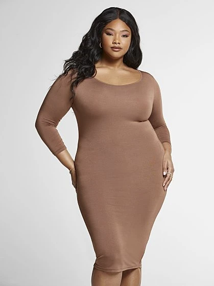 Fashion To Figure Signature - Everyday Midi Dress 2 Fashion To Figure Signature - Everyday Midi Dress - Image 2