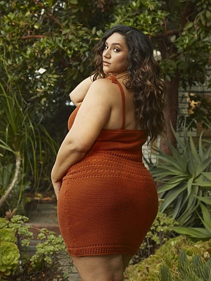 Fashion To Figure Victoria Button Detail Crochet Dress 3 Fashion To Figure Victoria Button Detail Crochet Dress - Image 3