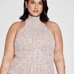 Fashion To Figure Ellie Marled Shrug And Tank Set -Pleasures SHOP x 074b4058 0866 4be0 b446 8c8538986fef