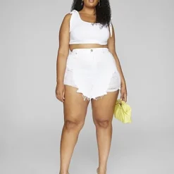 Fashion To Figure High Rise Destructed Cutoff Denim Shorts 9 Fashion To Figure High Rise Destructed Cutoff Denim Shorts -Pleasures SHOP x 077b19ef 1d99 4c01 9152 e0c455fe4a8b