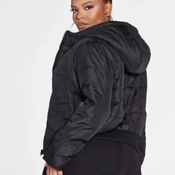 Fashion To Figure Farrah Short Hooded Puffer Coat -Pleasures SHOP x 07cc9215 0e71 4261 8828 24899c6aedce