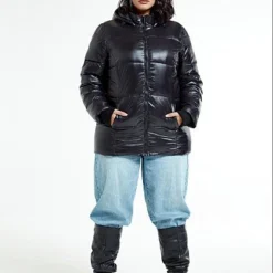 Fashion To Figure Shine On Puffer Coat 15 Fashion To Figure Shine On Puffer Coat -Pleasures SHOP x 093ab607 1682 4ac3 9188 0af54c682b1a