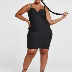 Fashion To Figure Justine Strappy Bandage Dress -Pleasures SHOP x 0971ed24 1a49 44f4 b519 39f904ef7e43