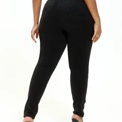 Fashion To Figure Black Ultra High Rise Self Tie Skinny Jeans -Pleasures SHOP x 0a47f59e ffea 433c a25b e5c4fe891e1c