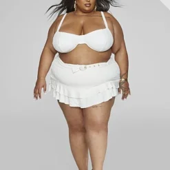 Fashion To Figure Sasha Eyelet Bikini Swim Skirt -Pleasures SHOP x 0a72af70 2958 42fb 8650 2ae6dac14999