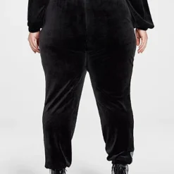 Fashion To Figure Harper Velour Mesh Insert Jogger Pants -Pleasures SHOP x 0a8eac81 8a11 4c6c 83f4 546ff94f1590