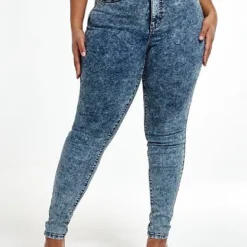 Fashion To Figure Acid Wash High Rise Curvy Skinny Jeans -Pleasures SHOP x 0b478616 b0ff 470d 8064 a8d347a0bf54
