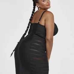 Fashion To Figure Justine Strappy Bandage Dress