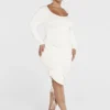 Fashion To Figure FTF Essentials - The Long Sleeve Ruched Dress