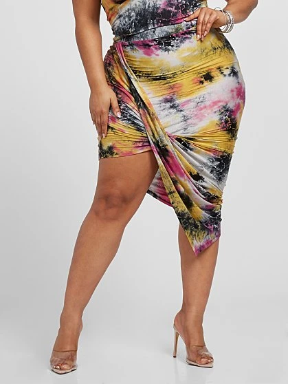 Fashion To Figure Waverly Tie Dye Maxi Skirt 2 Fashion To Figure Waverly Tie Dye Maxi Skirt - Image 2