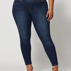 Fashion To Figure Dark Wash High-Rise Jeggings - Tall Inseam -Pleasures SHOP x 0d81d2ab dc3f 4ba5 b8d3 b7924f3df656