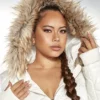 Fashion To Figure Aja Snowsuit With Fur Hood - Garnerstyle X FTF