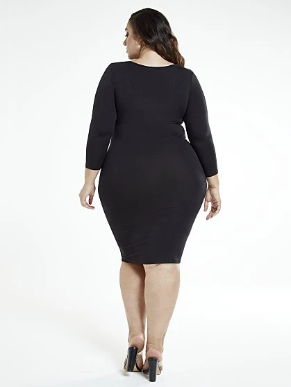 Fashion To Figure Signature - Everyday Midi Dress 11 Fashion To Figure Signature - Everyday Midi Dress - Image 11