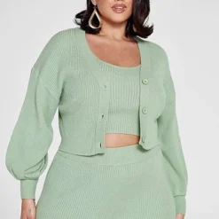 Fashion To Figure Cordelia Sweater Tank Top - Gabi Fresh X FTF -Pleasures SHOP x 0f475067 b178 4a81 8c92 f85bbab91972