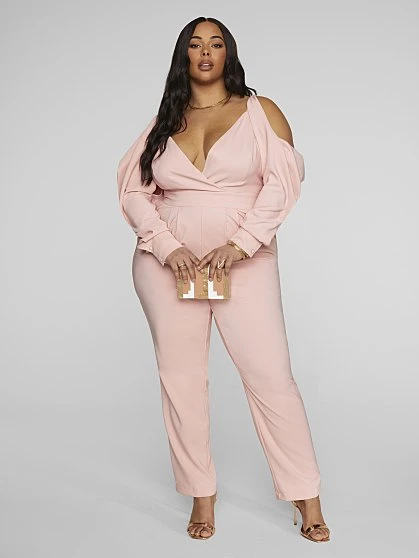Fashion To Figure Cori Split Sleeve Jumpsuit 3 Fashion To Figure Cori Split Sleeve Jumpsuit - Image 3
