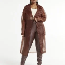 Fashion To Figure Francine Organza Trench Coat -Pleasures SHOP x 12f8ca54 c287 4d8f aaa1 4d1df79e8f09