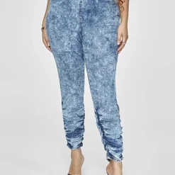 Fashion To Figure Elissa High Rise Pull-On Acid Wash Jeans -Pleasures SHOP x 136470b7 2ad9 44c6 a896 64532a33b1b2