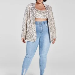 Fashion To Figure Maya Sequin Blazer -Pleasures SHOP x 140c0545 2718 4dca a0d0 bf3106a5e49c
