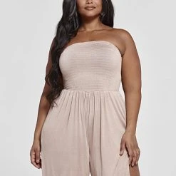 Fashion To Figure Trinity Side Slit Leg Jumpsuit