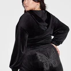 Fashion To Figure Ruby Velour Butterfly Rhinestone Hoodie 15 Fashion To Figure Ruby Velour Butterfly Rhinestone Hoodie -Pleasures SHOP x 155e4a6f 0e88 4bfc 8046 e0c851059994