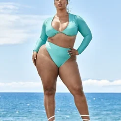 Fashion To Figure 'Agent Alves' Swim Crop Top - Tabria Majors X FTF -Pleasures SHOP x 16bd1b8d 31d4 4f21 88b0 2e8de47d5ce4