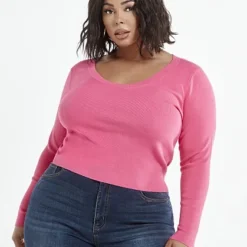 Fashion To Figure Alexis Buckle Back Sweater -Pleasures SHOP x 1781c2d5 228c 410b a2c0 17dd1ccf589f