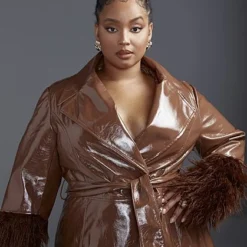 Fashion To Figure FTF Black Label Belted Trench Coat