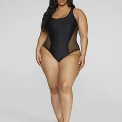 Fashion To Figure Dascha Zip-Up One-Piece Swimsuit -Pleasures SHOP x 1ba18ec1 93d0 41bc 9eed f7d0bc8ec3aa