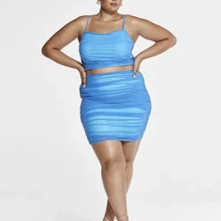 Fashion To Figure Renee Lined Mesh Skirt