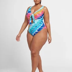 Fashion To Figure Amanda Multicolor Snake Print One-Piece Swimsuit -Pleasures SHOP x 1cbcaa3b cabd 4bfe 876a 96faab3c7d99
