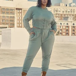 Fashion To Figure Audrina Fitted Joggers -Pleasures SHOP x 1d7e7d04 d427 4ebe baae 2292608cdf44