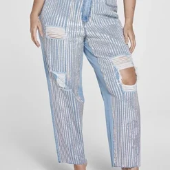 Fashion To Figure The Turn Up High-Rise Sequin Front Denim Trousers - Patrick Starrr X FTF 12 Fashion To Figure The Turn Up High-Rise Sequin Front Denim Trousers - Patrick Starrr X FTF -Pleasures SHOP x 1df18588 505a 41fa ad02 2d6f8e28b46d