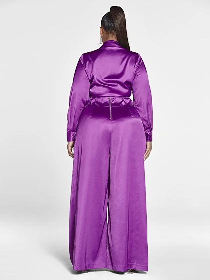 Fashion To Figure La Reina Wide Leg Pants In Tall Inseam - FTF LAB: Frankie Tavares 2 Fashion To Figure La Reina Wide Leg Pants In Tall Inseam - FTF LAB: Frankie Tavares - Image 2