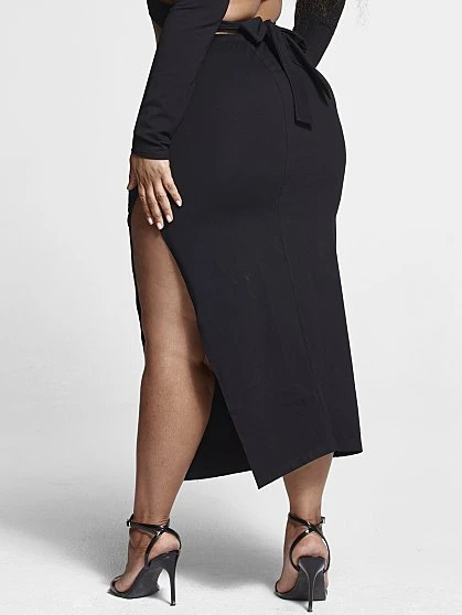 Fashion To Figure Tiffany O-Ring Detail Maxi Skirt 4 Fashion To Figure Tiffany O-Ring Detail Maxi Skirt - Image 4