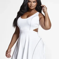 Fashion To Figure Naomi Cutout Flare Dress -Pleasures SHOP x 20af0ad7 781b 409d 8eb3 b9c17f7d432a