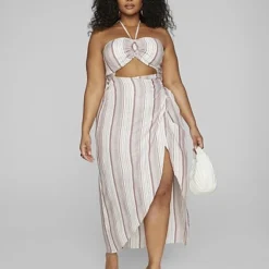 Fashion To Figure Samara Cutout Halter Dress -Pleasures SHOP x 20c000d5 b929 4300 b68e 78a95f91eb52