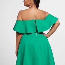Fashion To Figure Josie Off The Shoulder Fit And Flare Dress 7 Fashion To Figure Josie Off The Shoulder Fit And Flare Dress -Pleasures SHOP x 20faebe5 664f 4467 bafc 70f57f5048f3