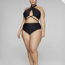 Fashion To Figure Asia Halter Wrap Tie Bikini Top -Pleasures SHOP x 2117cee8 763f 4b2c 91ca d9e5eb7d7cd5