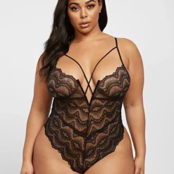 Fashion To Figure Angelina Floral Strappy Bodysuit -Pleasures SHOP x 214aab5e eaf2 43b2 a308 67853174f90f