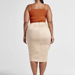 Fashion To Figure Lacey Tie Front Skirt