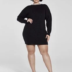 Fashion To Figure Adriana Rhinestone Back Sweater Dress 8 Fashion To Figure Adriana Rhinestone Back Sweater Dress -Pleasures SHOP x 2274a771 698e 4c3c 8ad6 70607baff414