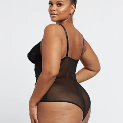 Fashion To Figure Charlene Strappy Lace Bodysuit -Pleasures SHOP x 22dd20cf f061 4e6e 9656 3bd5e164356a