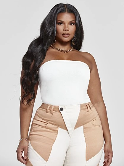 Fashion To Figure High Rise Colorblock Skinny Jeans - Tall Inseam 3 Fashion To Figure High Rise Colorblock Skinny Jeans - Tall Inseam - Image 3