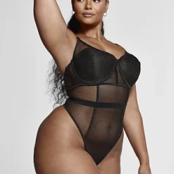 Fashion To Figure Carolina Mesh Panel Bodysuit -Pleasures SHOP x 2594296e 5e4e 4823 a589 918e8787ed30