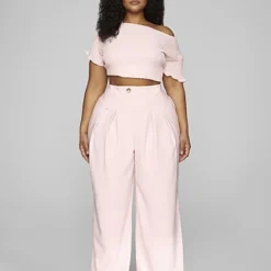 Fashion To Figure Odette Pleated Trousers - Leslie Sidora X FTF