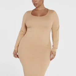 Fashion To Figure Devyn Knit Midi Dress -Pleasures SHOP x 276f58b2 73de 45a3 832c c820eddea1a8